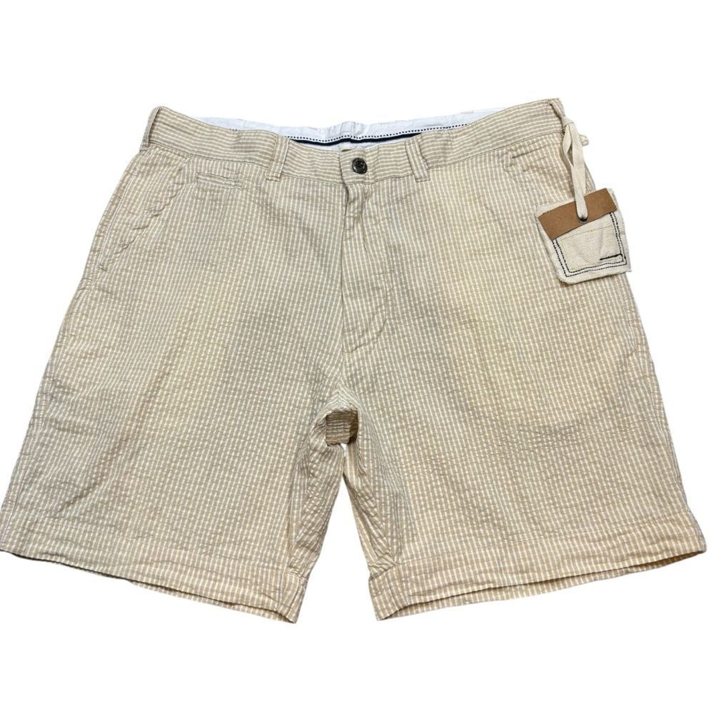 Brand new with Tags Men’s Weatherproof‎ Vintage Brand Seer sucker Shorts Size 38